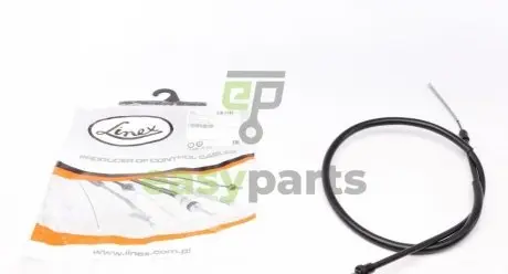 Трос ручника (задній) Peugeot 206 98- (1640/1303mm) LINEX 33.01.08