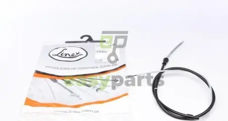 Трос ручника Skoda Fabia/VW Polo/Seat Ibiza 08- (1589/923 мм) LINEX 38.01.16