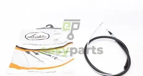 Трос ручника (центральний) Skoda Rapid/Seat Toledo 12- (1780mm) LINEX 38.01.18