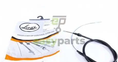 Фото трос ручника (задній) VW Passat 88-96 (1750/1177мм) LINEX 47.01.25 Трос ручника (задній) VW Passat 88-96 (1750/1177мм) LINEX 47.01.25