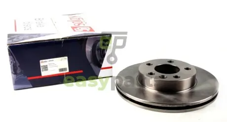 Диск гальмівний (передній) VW T4 1.9D/2.5TDI 90-03 (280x24) Solgy 208006 (фото 1)