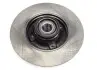 Диск гальмівний (задній) Citroen C4/Peugeot 207/307 05- (249х9) (+ABS) (з підшипником) (d=30) Solgy 208025 (фото 3)