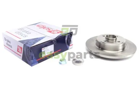 Диск гальмівний (задній) Renault Megane -03 (274x11) (+ABS) (з підшипником) Solgy 208027