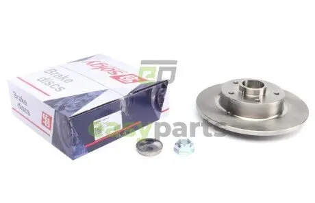 Диск гальмівний (задній) Renault Scenic III 09- (274х11) (+ABS) (з підшипником) Solgy 208038