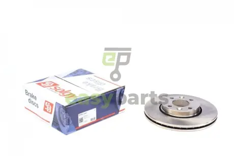 Диск гальмівний (передній) Renault Megane II/Clio II/III 1.2-1.5 dCI 02- (260x22) Solgy 208047