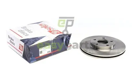 Диск гальмівний (передній) Ford Connect 02- (278x24) Solgy 208052