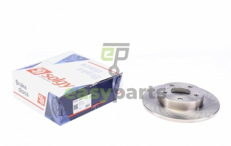 Диск гальмівний (задній) Opel Combo 1.7 04- (264x10) Solgy 208064