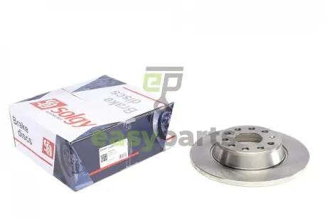 Диск гальмівний (задній) Audi A3/VW Golf/Passat 04-14 (286x12) Solgy 208082