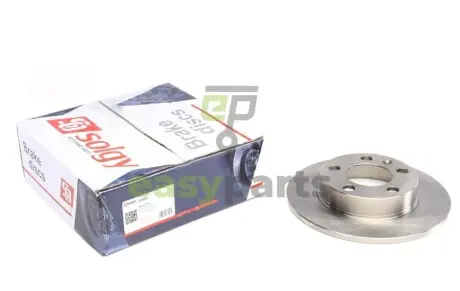Диск гальмівний (задній) Skoda Fabia/Octavia/Roomster 98-/VW Golf IV (232x9) Solgy 208087