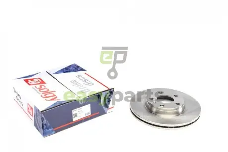 Диск гальмівний (передній) VW Passat 96-05 (280x22) Solgy 208088