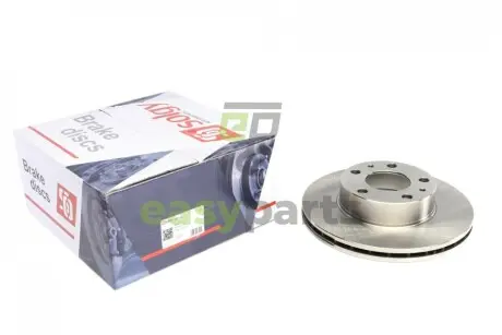 Диск гальмівний (передній) Fiat Ducato/Peugeot Boxer 1.4t 94- (280x24) Solgy 208102