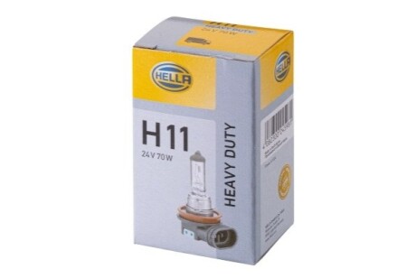 Лампа 24V H11 70W PGJ19-2 HEAVY DUTY HELLA 8GH 008 358-241