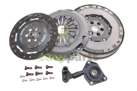 Демпфер + комплект зчеплення Ford Fiesta/Fusion 1.4 TDCi 01-12/Mazda 2 1.4 CD 03-07 Valeo 837303