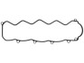 Прокладка, крышка головки цилиндра STARLINE GA 2102 (фото 1)