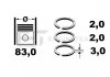 Комплект поршневых колец ET ENGINETEAM R1002700 (фото 2)