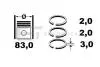 Комплект поршневых колец ET ENGINETEAM R1002700 (фото 2)