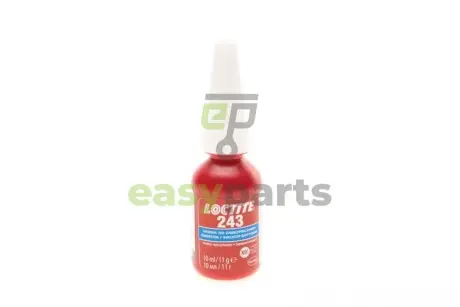 LOCTITE 243, 10ML Фіксатор різьби (синій)(середньої фіксації), макс. діаметр різьби М36 HENKEL / LOCTITE 1918989