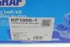 Комплект ГРМ + помпа Chevrolet Captiva/Cruze/Lacetti/Nubira 2.0D/CDI 06- (151x22) (PA1068) GRAF KP1068-1 (фото 15)