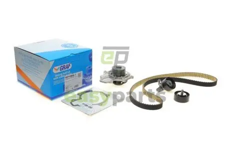 Комплект ГРМ + помпа Chevrolet Captiva/Cruze/Lacetti/Nubira 2.0D/CDI 06- (151x22) (PA1068) GRAF KP1068-1