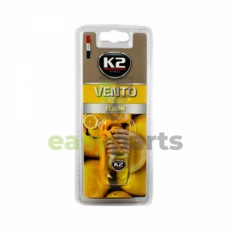 Освіжувач повітря салону Vento Lemon (8мл) K2 V455