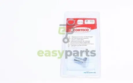 Болт зливу оливи BMW 3 (E20/E36/E39/E46)/5 (E60)/7 (E23/E32/E65)/8 (E31) -10 CORTECO 220115S