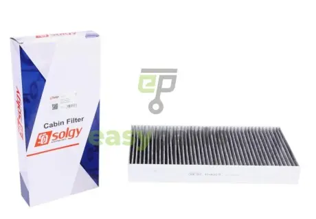 Фільтр салону Fiat Scudo/Citroen Jumpy/Peugeot Expert 1.6-2.0 HDi 07- (вугільний) Solgy 104019