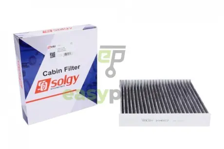 Фільтр салону Renault Clio/Dacia Logan 12- (вугільний) Solgy 104027