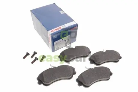 Колодки гальмівні (передні) Citroen Berlingo/Peugeot Partner 96- (Lucas-Girling) BOSCH 0986424583
