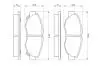 Гальмівнi колодки Honda Accord/Prelude/Rover 618,620,623 BOSCH 0986461124 (фото 5)