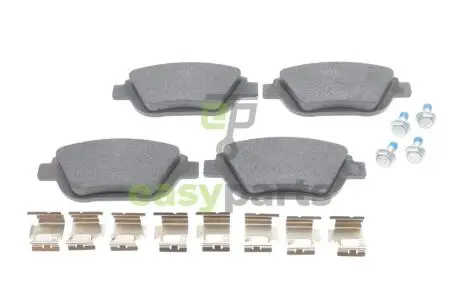 Колодки гальмівні (передні) Citroen С3/DS3 09-/C4 Cactus/Peugeot 2008 13- BOSCH 0986494438