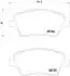 Комплект тормозных колодок, дисковый тормоз BREMBO P24 151 (фото 1)