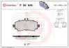 Комплект тормозных колодок, дисковый тормоз BREMBO P50 035 (фото 1)