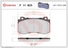 Комплект тормозных колодок, дисковый тормоз BREMBO P11 023 (фото 1)