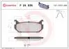 Комплект тормозных колодок, дисковый тормоз BREMBO P24 036 (фото 1)
