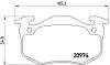 Комплект тормозных колодок, дисковый тормоз BREMBO P61 032 (фото 1)