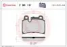 Комплект гальмівних колодок, дискове гальмо BREMBO P85 111 (фото 1)
