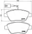 Комплект тормозных колодок, дисковый тормоз BREMBO P23 140 (фото 1)