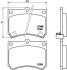 Комплект гальмівних колодок, дискове гальмо BREMBO P49 011 (фото 1)