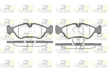 Фото 1 - гальмівні колодки дискові ROADHOUSE 2286.20 Гальмівні колодки дискові ROADHOUSE 2286.20 (фото 1)