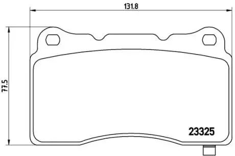 Гальмівнi колодки дискові BREMBO P59 079