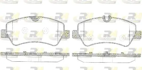 Колодки гальмівні ROADHOUSE 21521.00