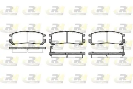 Тормозные колодки дисковые ROADHOUSE 2291.02
