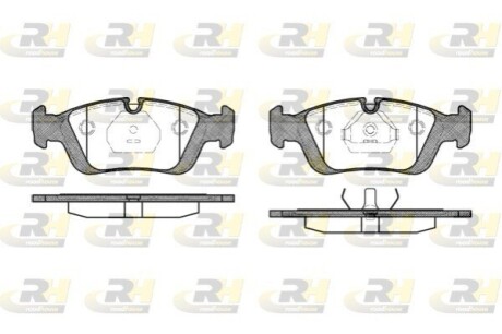 Гальмівні колодки дискові ROADHOUSE 2384.00