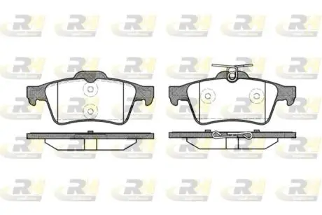 Колодки гальмівні FORD FOCUS II 1.4 1.6 TDCi 04- typ TRW ROADHOUSE 2842.20