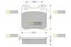 Тормозные колодки дисковые STARLINE BD S276 (фото 1)