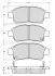 Комплект тормозных колодок, дисковый тормоз STARLINE BD S317 (фото 1)
