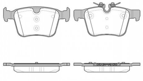 Комплект тормозных колодок, дисковый тормоз ROADHOUSE 21516.40 (фото 1)