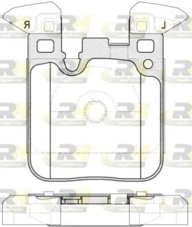 Гальмівні колодки дискові ROADHOUSE 21539.00