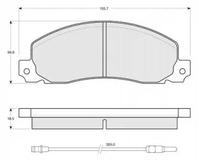 Гальмівні колодки дискові STARLINE BD S146