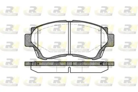 Гальмівні колодки дискові ROADHOUSE 2370.00